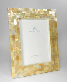 Golden Mother of Pearl Frame 4x6
