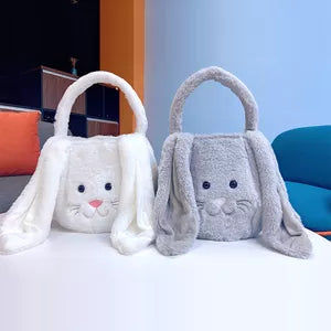 Plush Bunny Basket