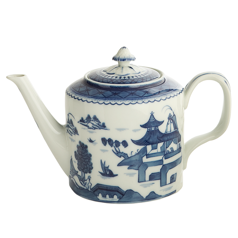 Mottahedeh Blue Canton Teapot