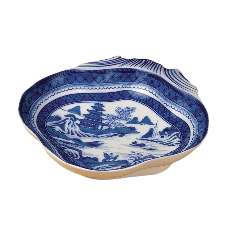 Mottahedeh Blue Canton Shell Dish