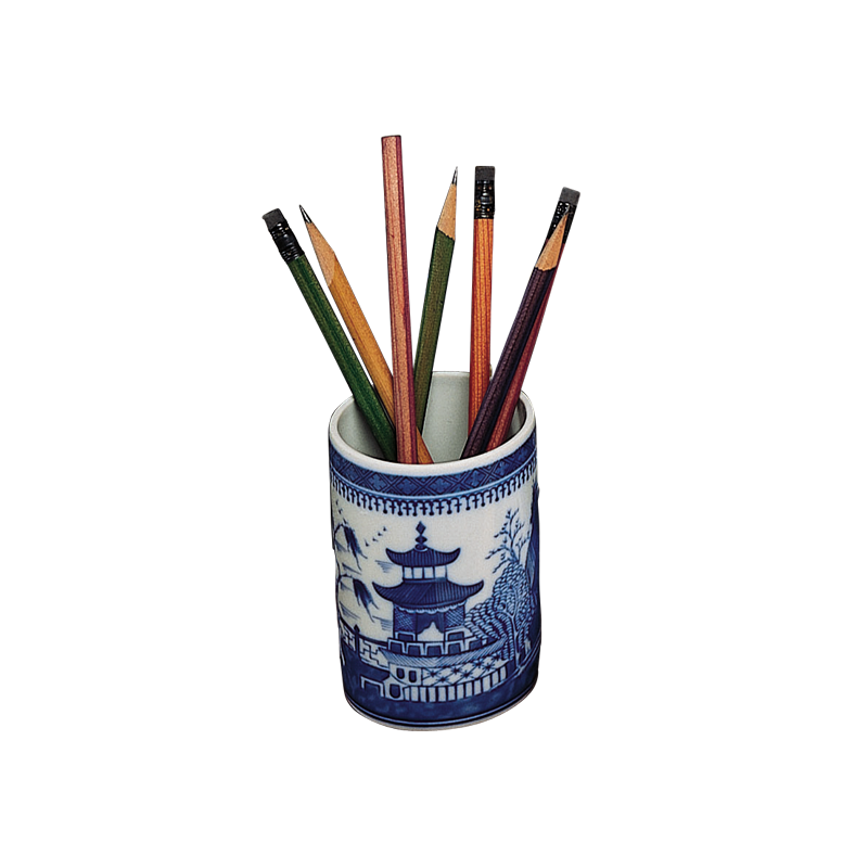 Mottahedeh Blue Canton Pencil Cup