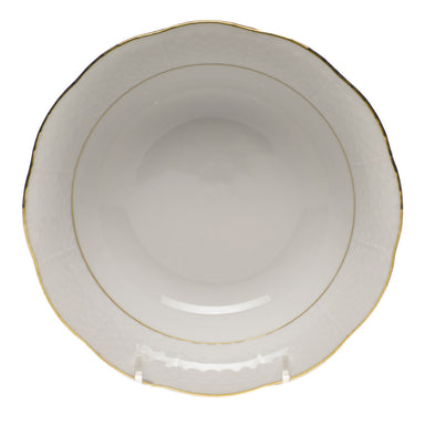 Herend Golden Edge Oatmeal Bowl  6.5"d