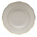 Herend Golden Edge Rim Soup Plate  8"d