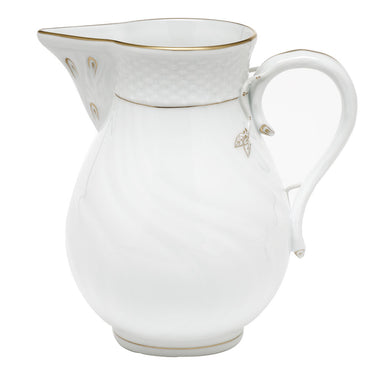 Herend Golden Edge Pitcher (60 Oz) 7.75"h