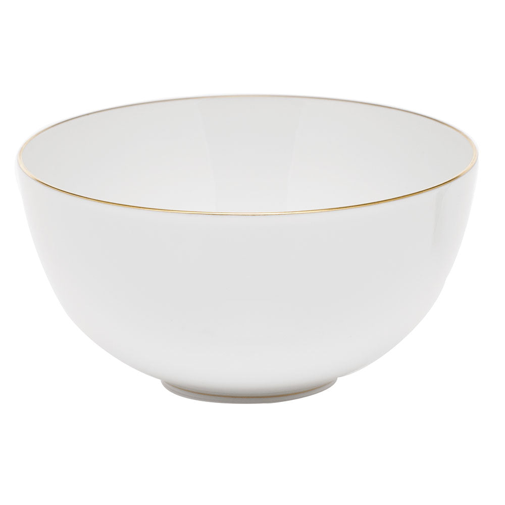 Herend Golden Edge Small Bowl 3"h X 5.75"d