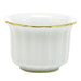 Herend Golden Edge Mini Cachepot 4.5"l X 4.5"h