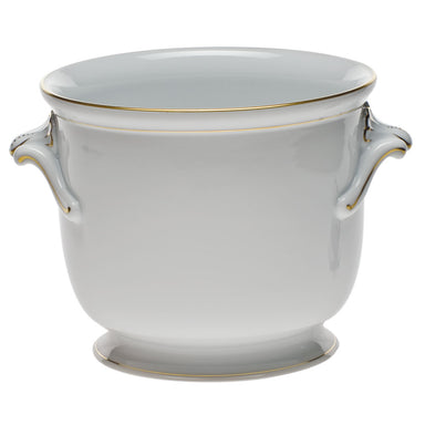 Herend Golden Edge Medium Cachepot 6.5"h X 7.75"d