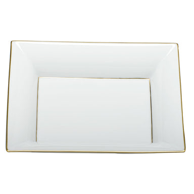 Herend Golden Edge Jewelry Tray 7.5"l X 6.25"w