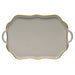 Herend Gwendolyn Rectangular Tray W/handles 18"l