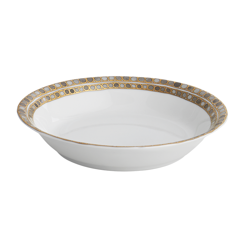 Syracuse Taupe Cereal Bowl 7.5"