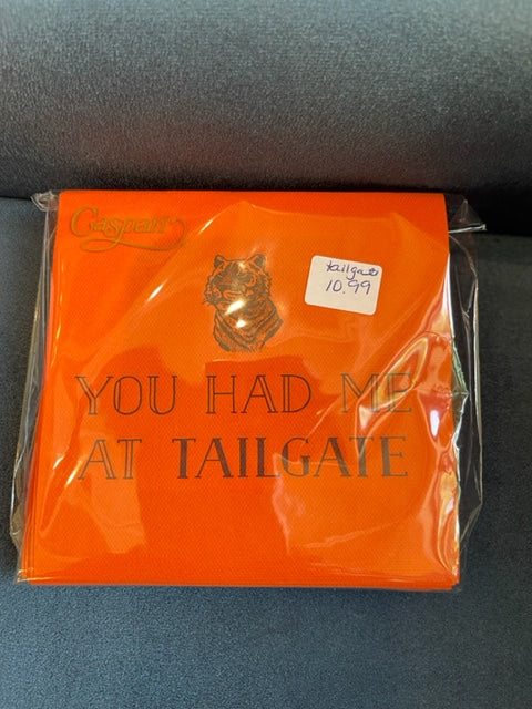 Tailgate Cocktail Napkins with Tiger