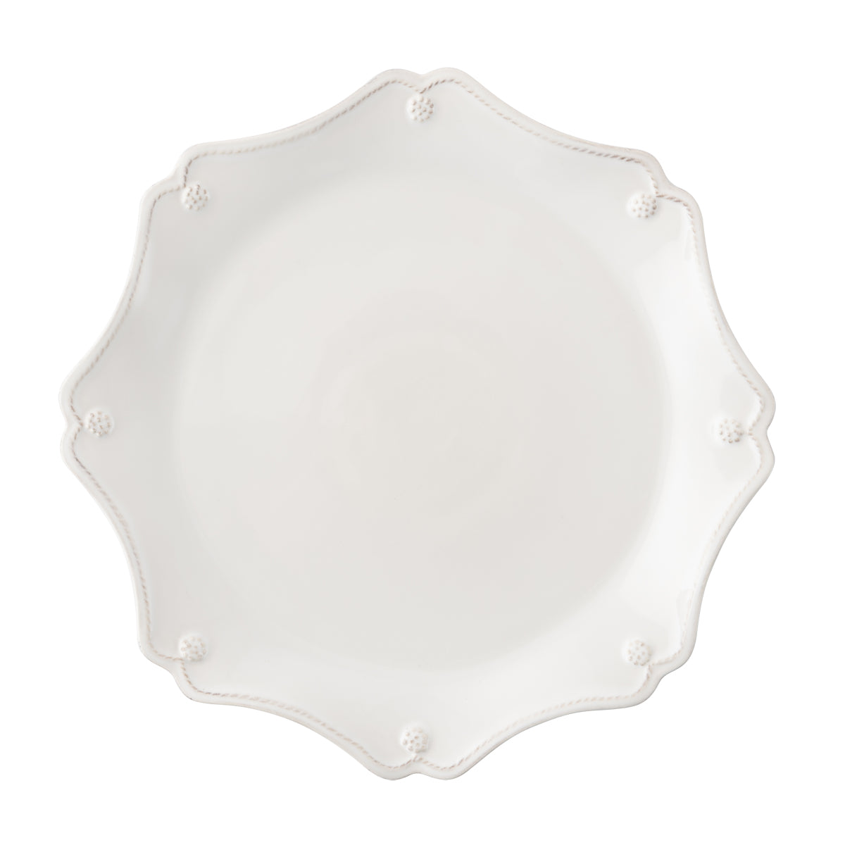 Juliska Berry & Thread Whitewash Scallop Platter/Charger