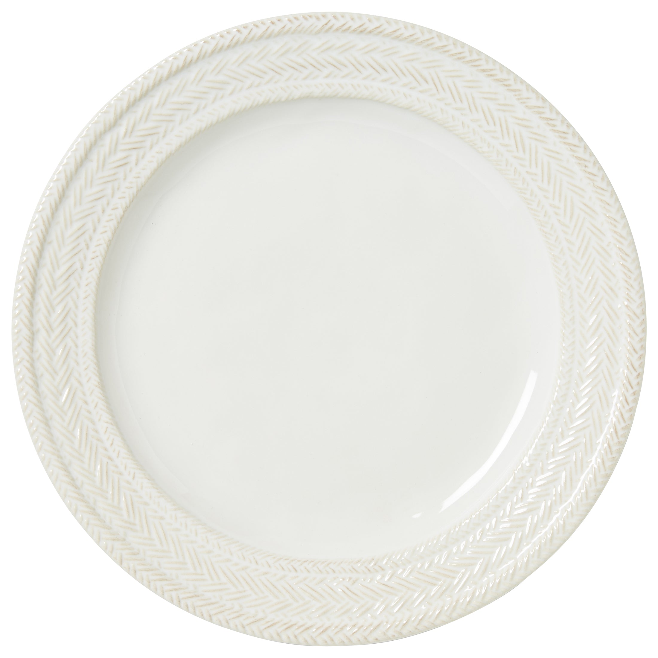 Juliska Le Panier Whitewash Dinner Plate