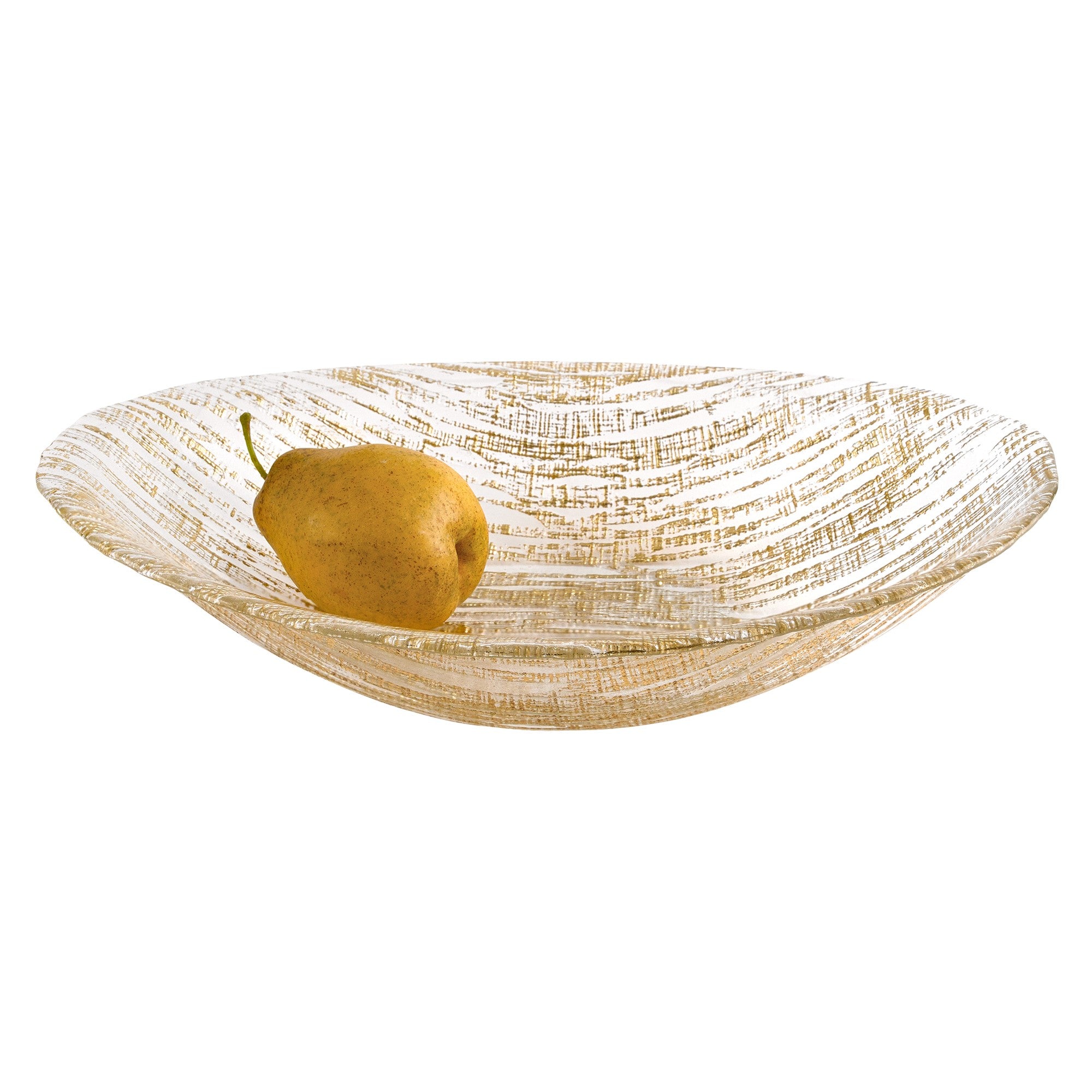 Secret Treasure Gold Oval Bowl  L15" X W9"
