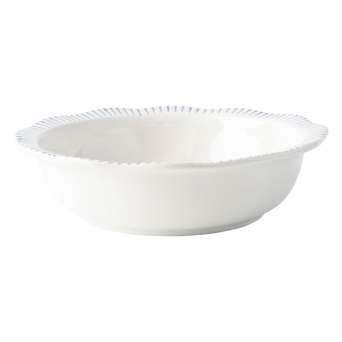 Sitio Stripe Delft Blue 12" Serving Bowl