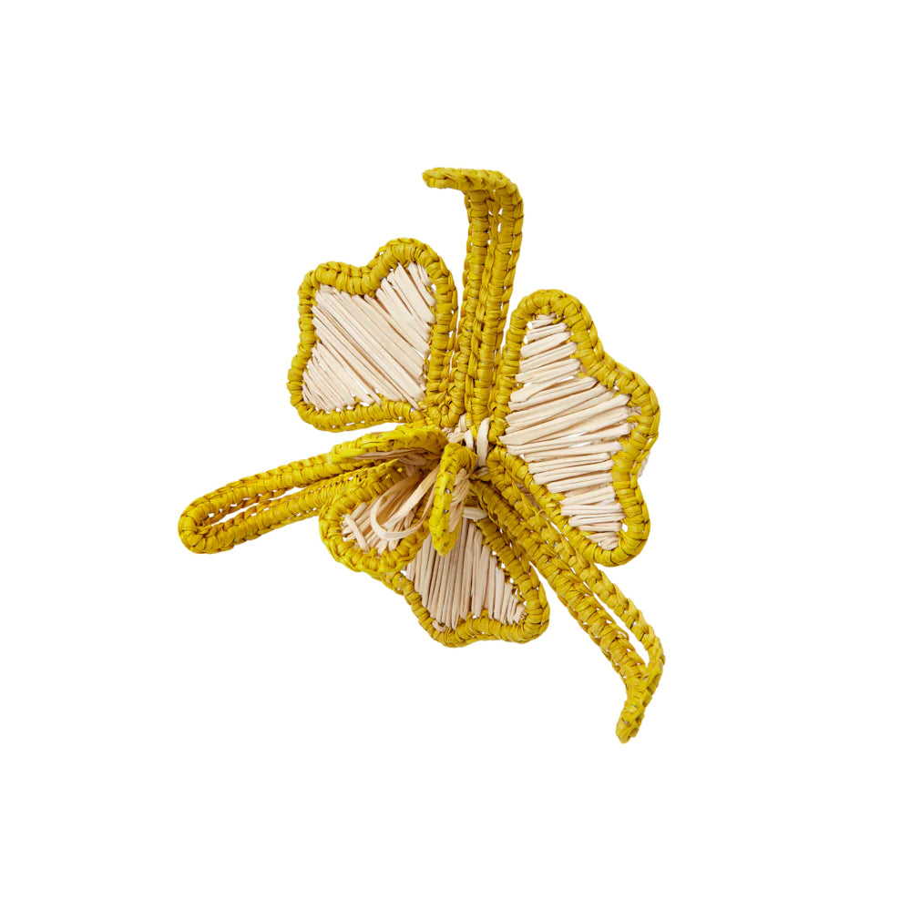 Lei flower napkin ring