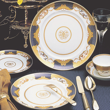 Mottahedeh Golden Butterfly 5 pc Place Setting