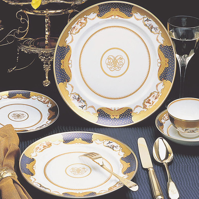 Mottahedeh Golden Butterfly 5 pc Place Setting