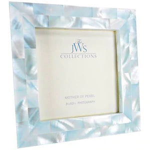 Blue Mother of Pearl Frame 3.5x3.5