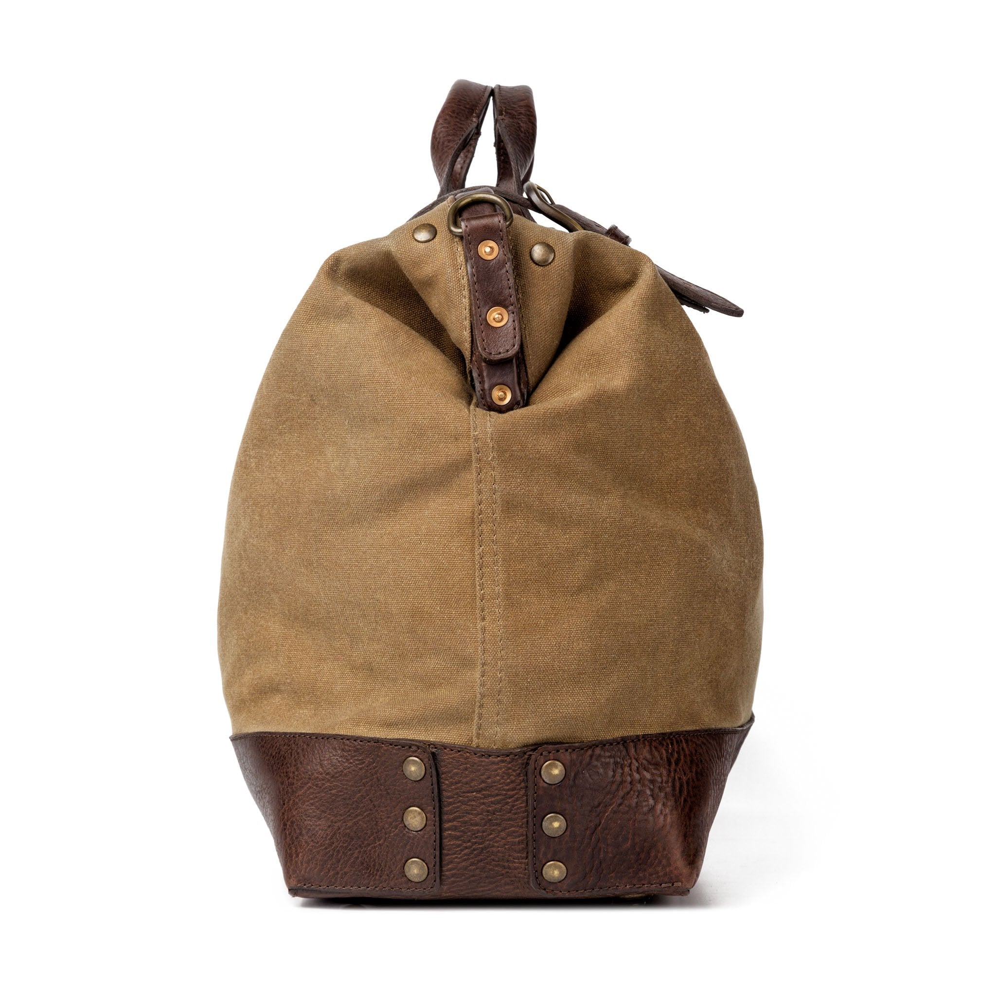 Heritage Leather Waxed Canvas Bag | Mission Mercantile