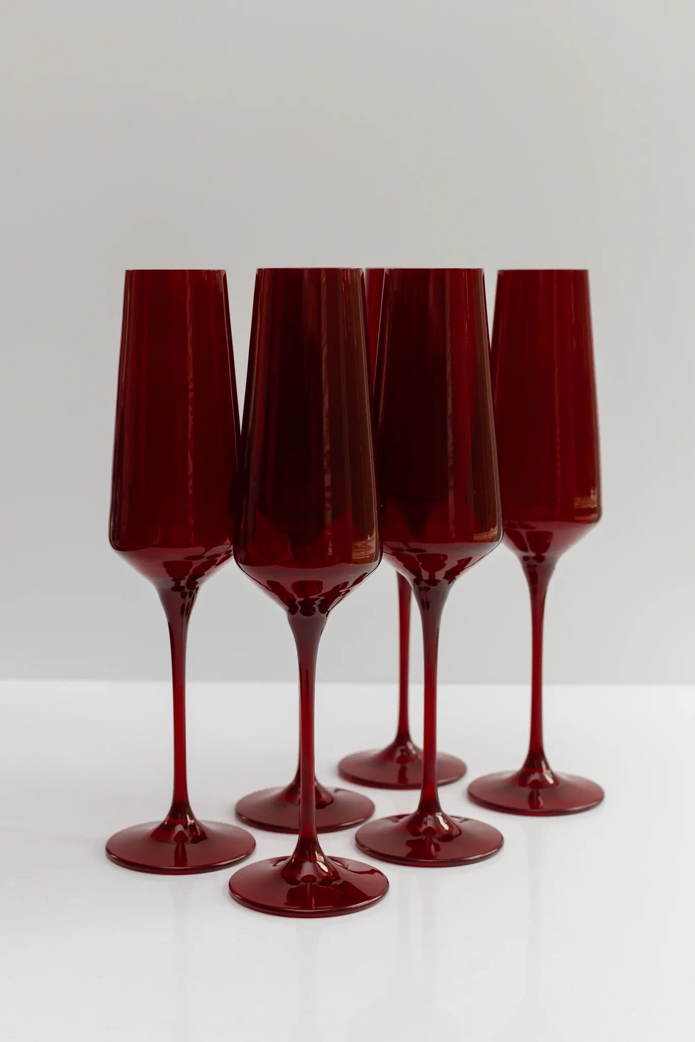 Estelle Colored Champagne Flute - Set of 6