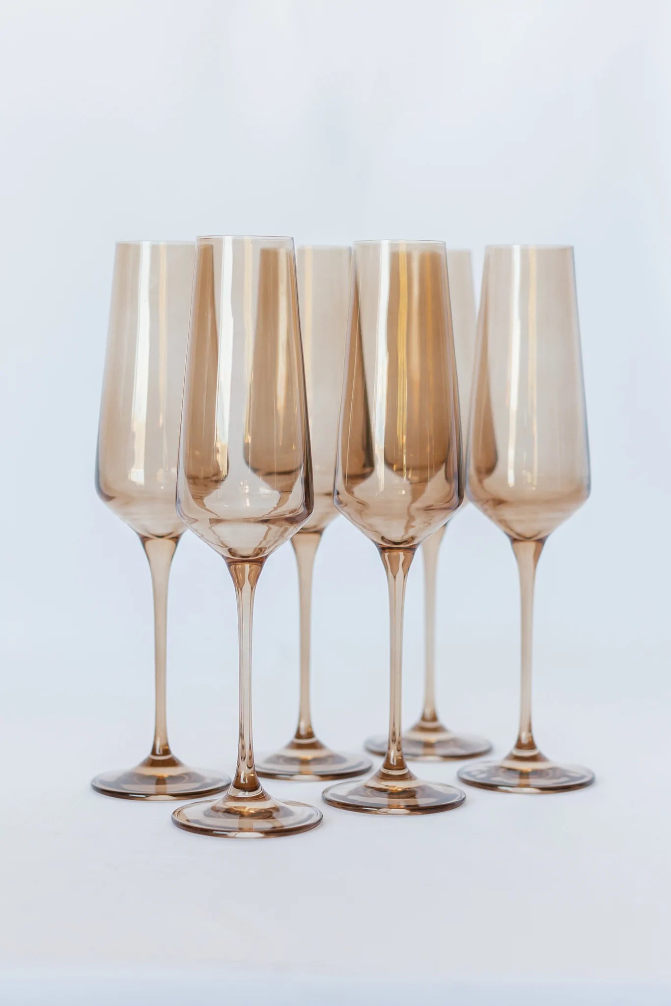 Estelle Colored Champagne Flute - Set of 6