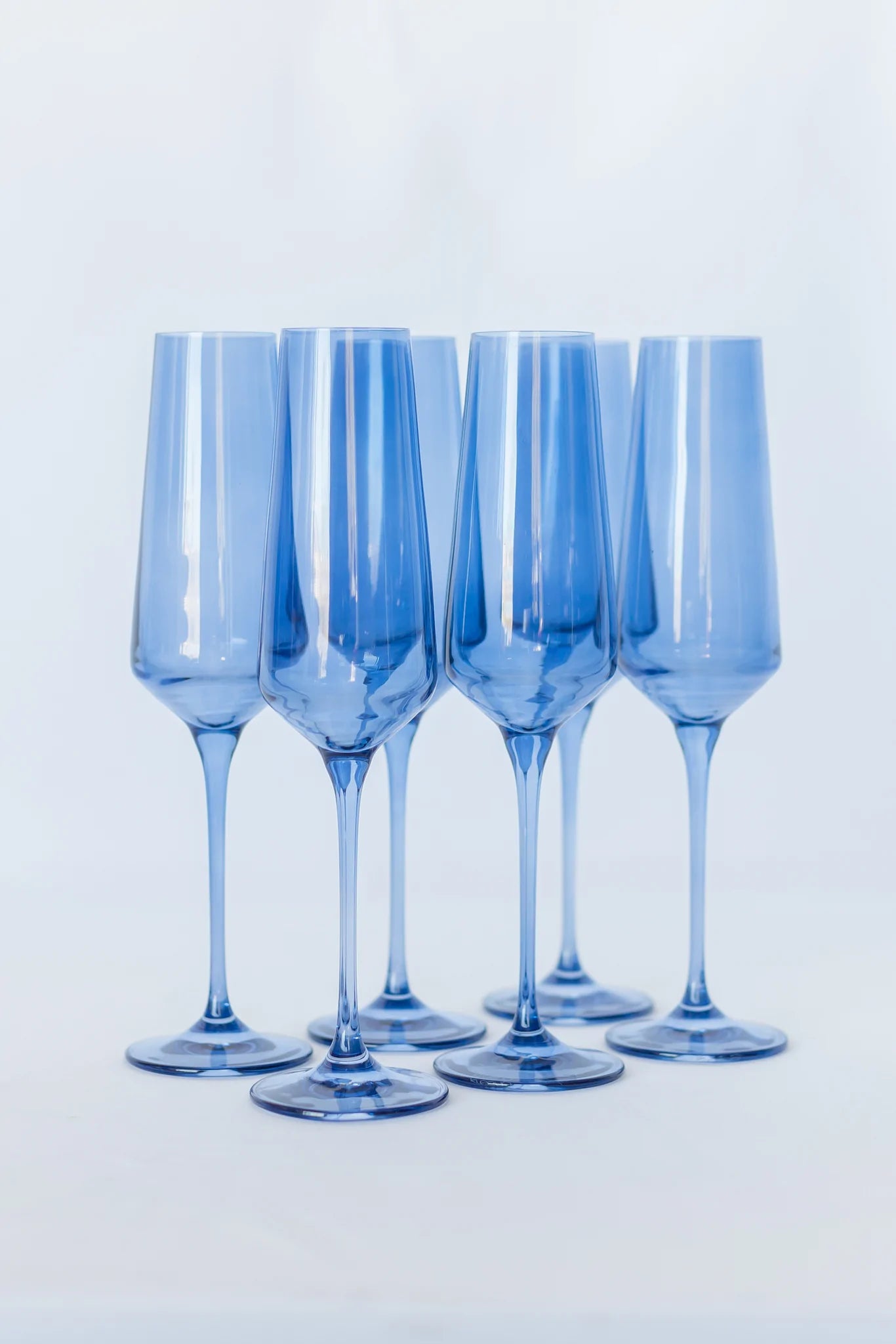 Estelle Colored Champagne Flute - Set of 6