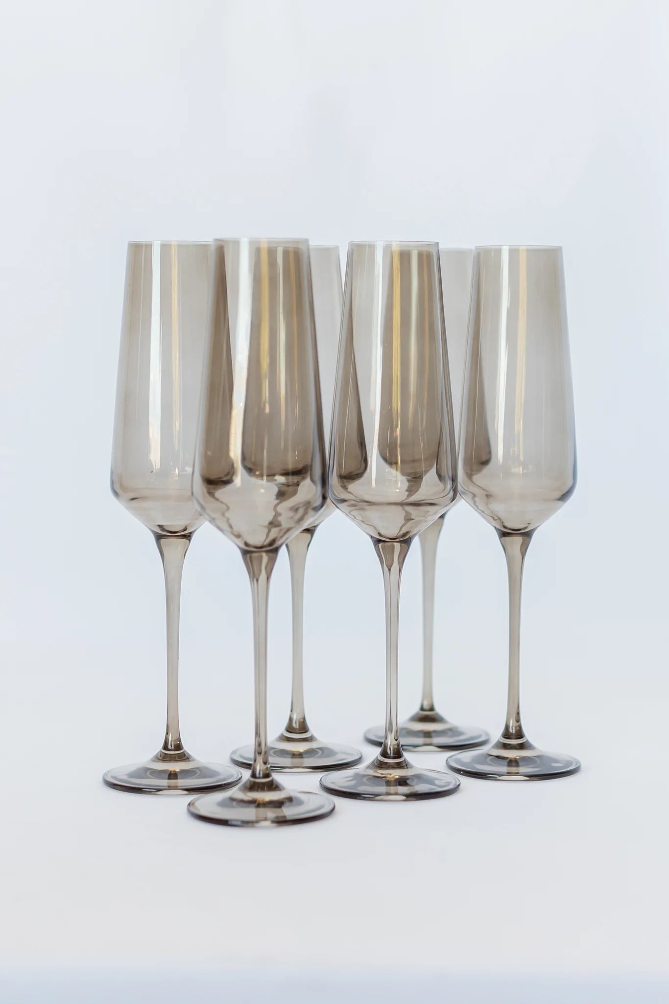 Estelle Colored Champagne Flute - Set of 6
