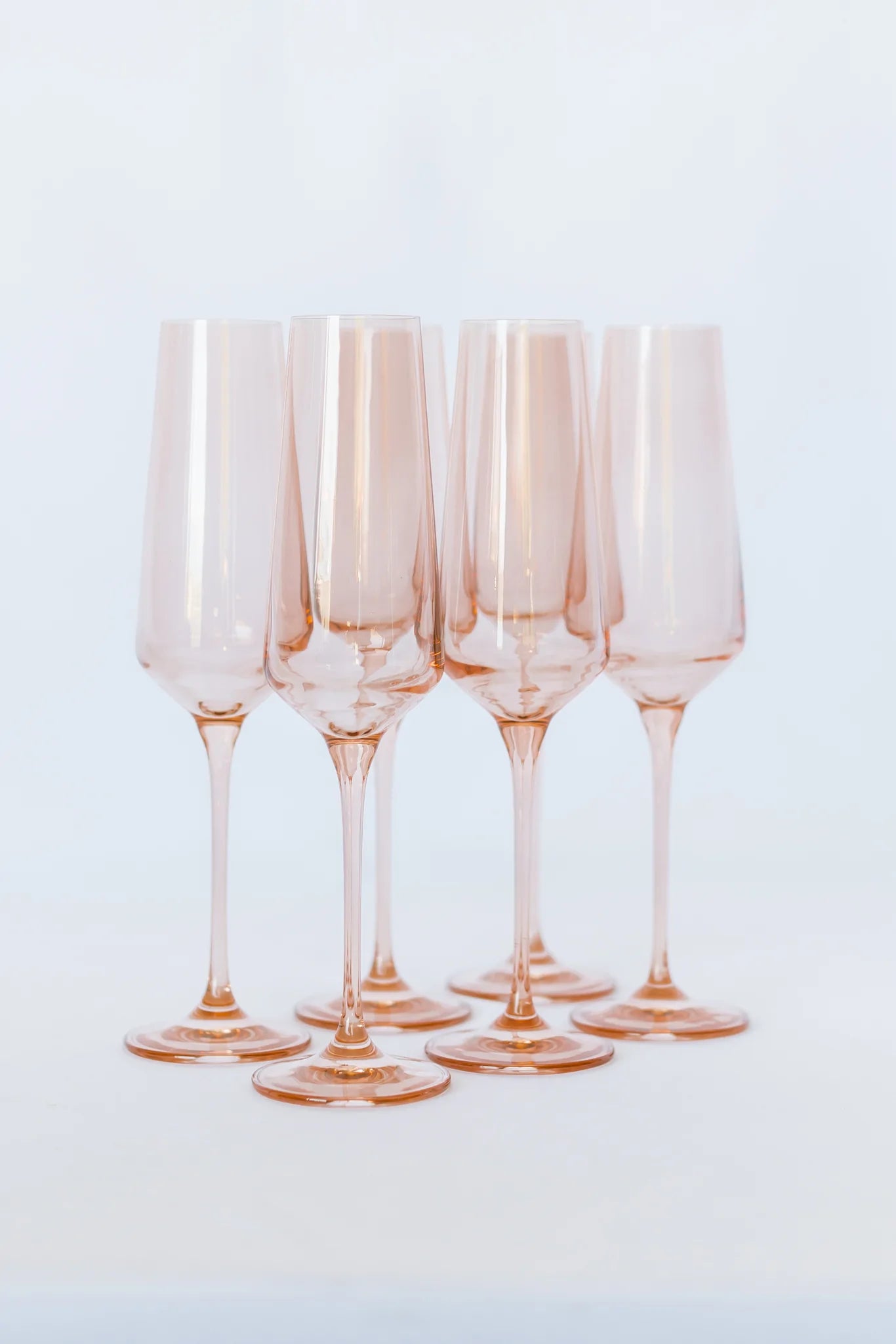 Estelle Colored Champagne Flute - Set of 6