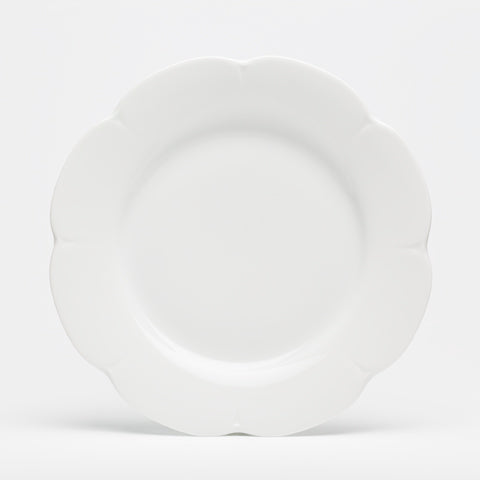 Nymphea White Dinner Plate