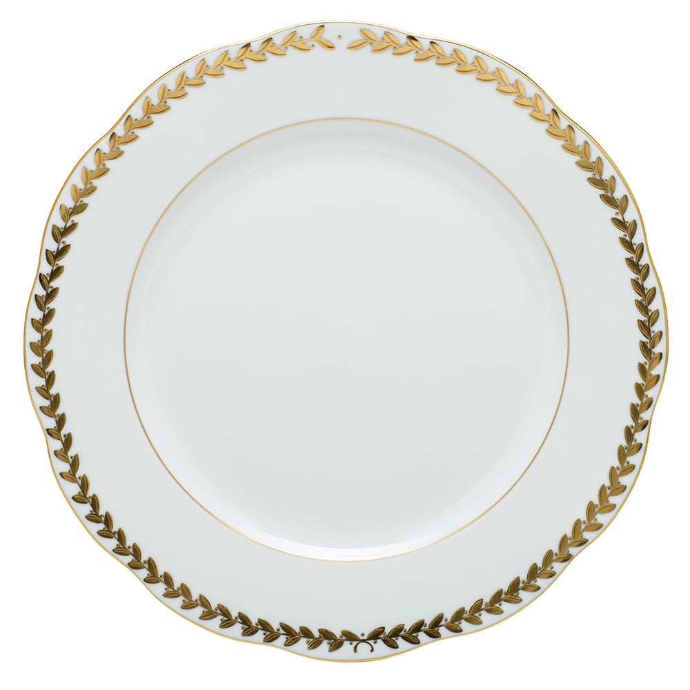 Herend Golden Laurel Service Plate 11"d