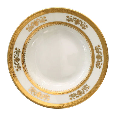 Deshoulieres Orsay White Rim Soup Plate