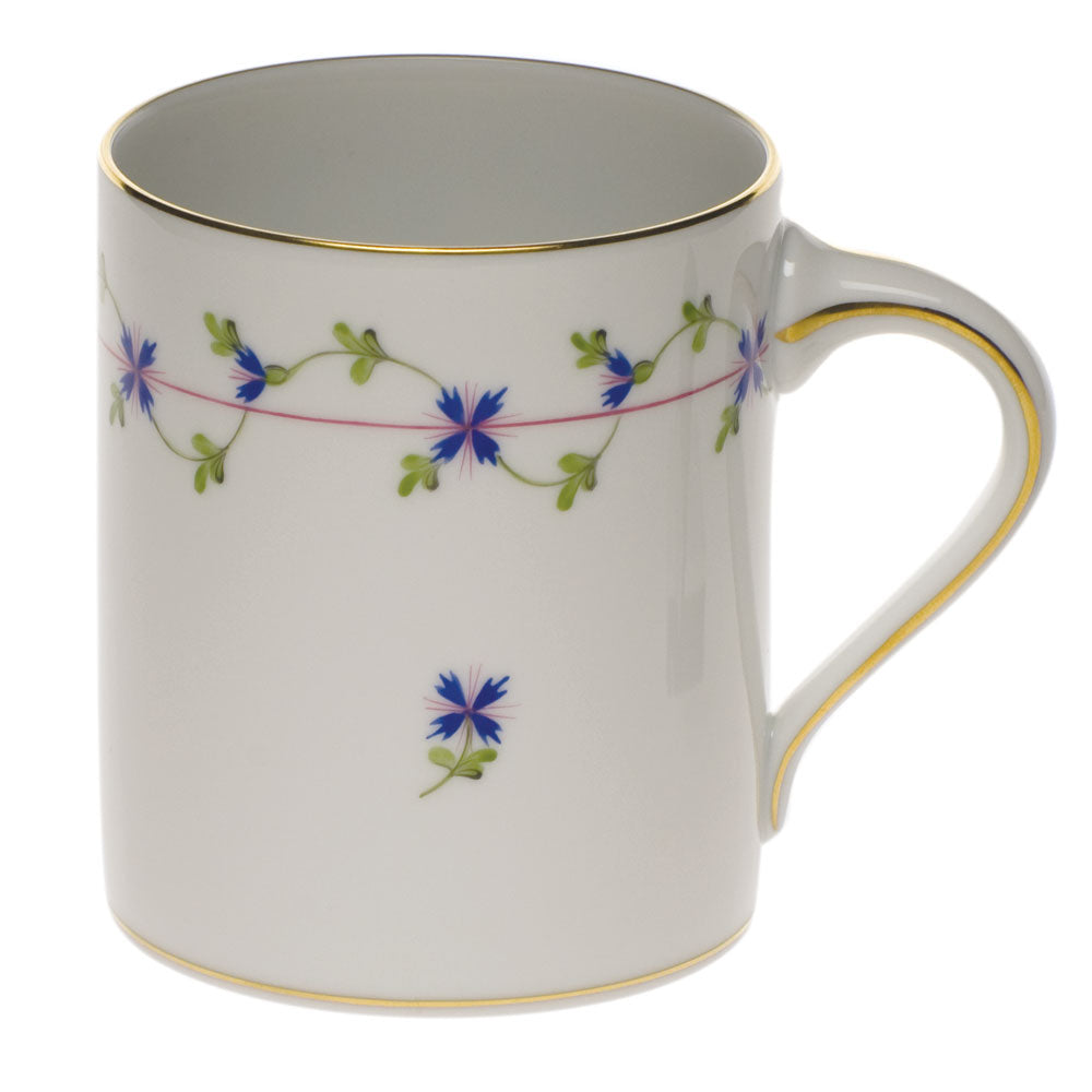 Herend Blue Garland Coffee Mug (16 Oz) 4"h