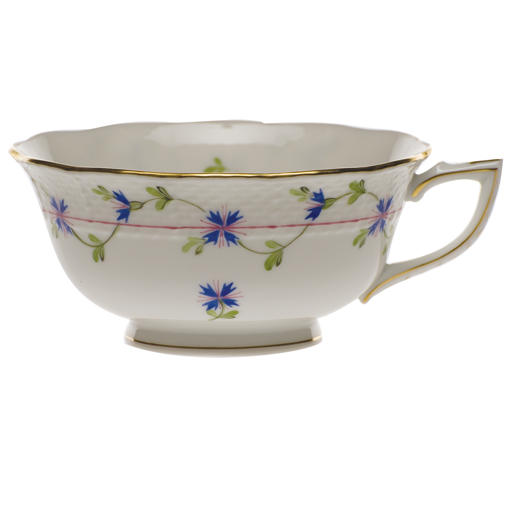 Blue Garland Tea Cup  (8 Oz)