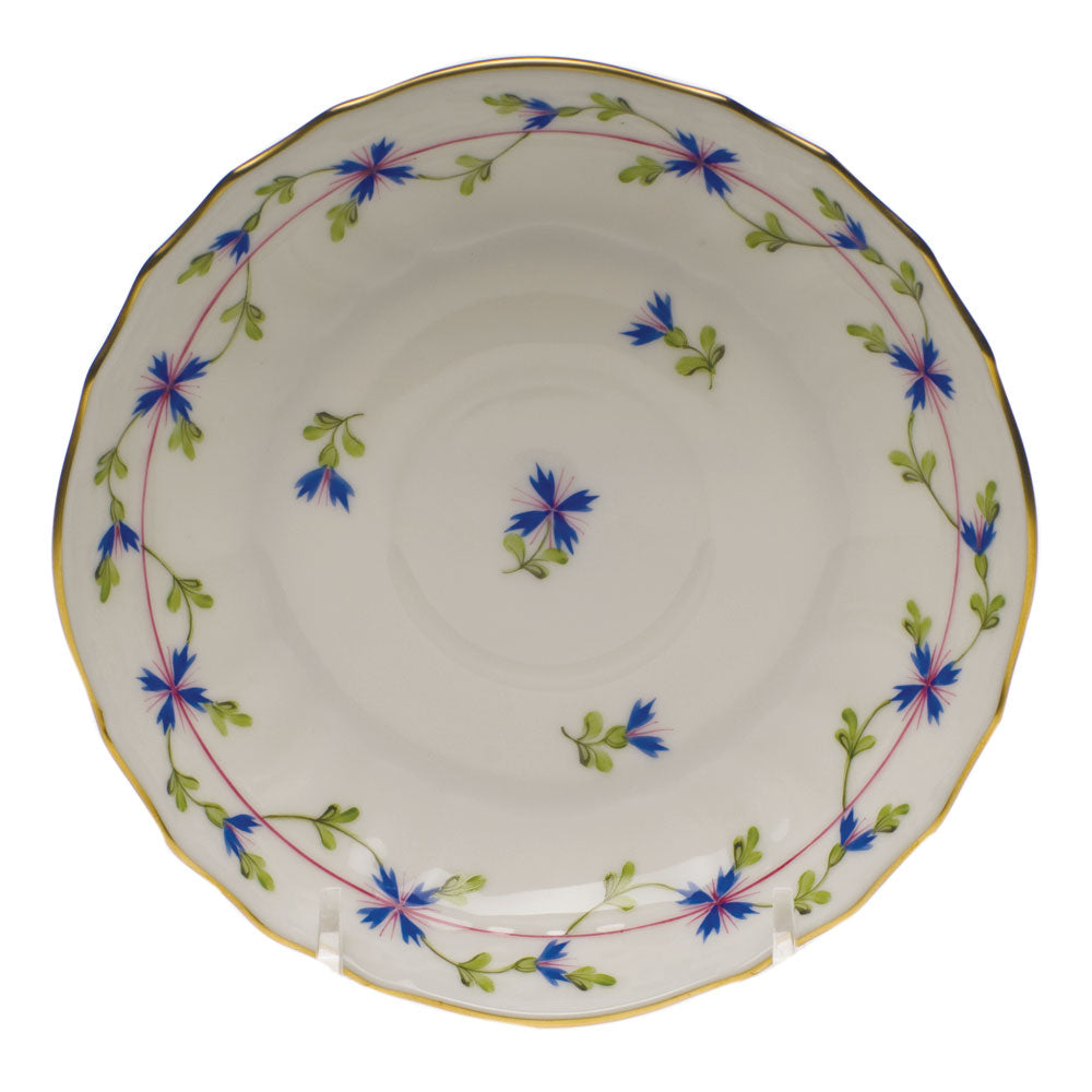 Herend Blue Garland Canton Saucer  5.5"d