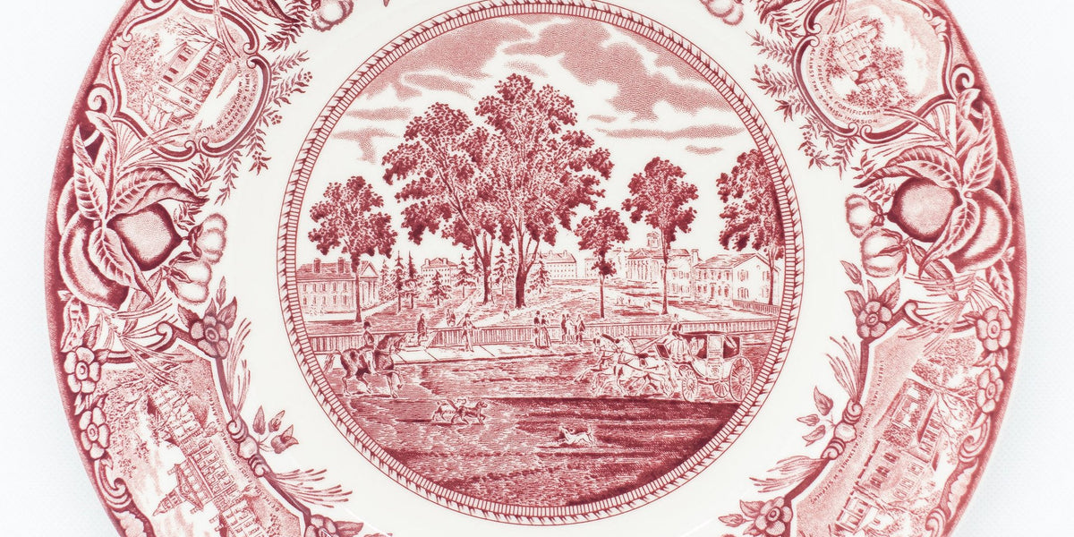 Wesleyan College Transylvania Club Sandersville Georgia deals Plate 1974 Wedgwood