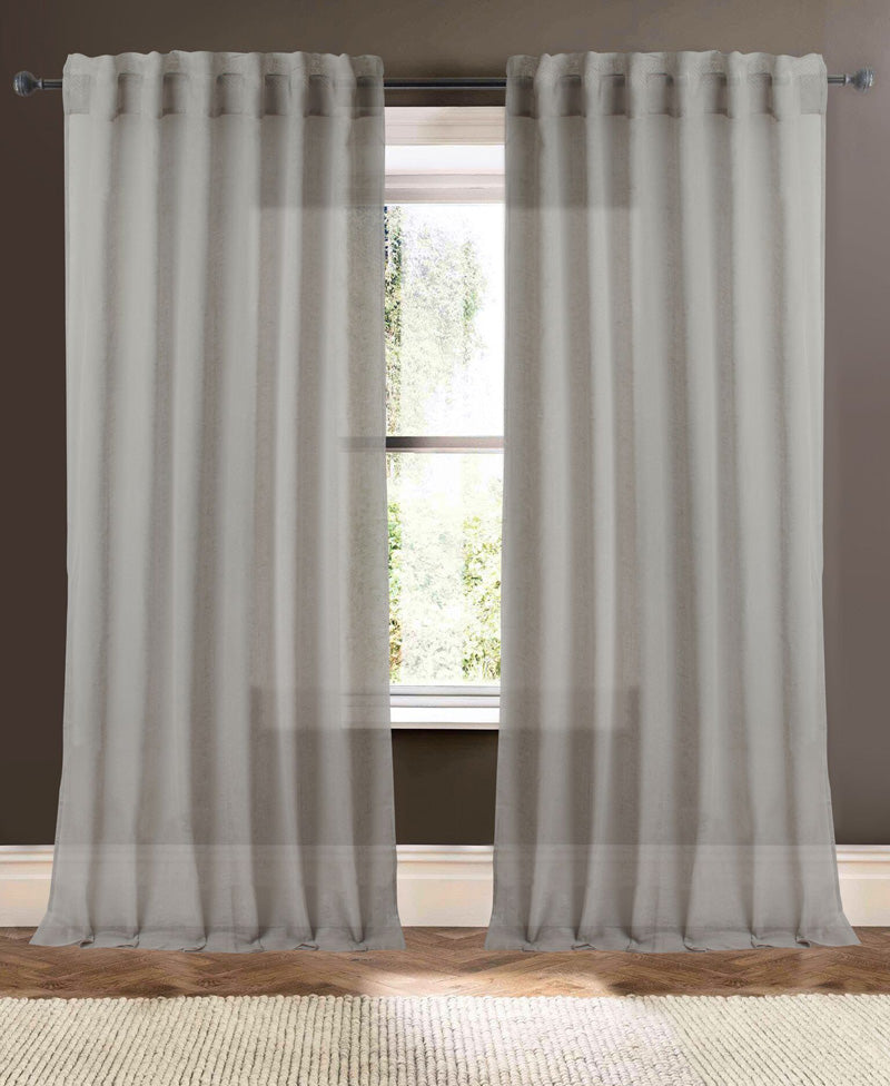 Plain Linen Sheer (Pair)