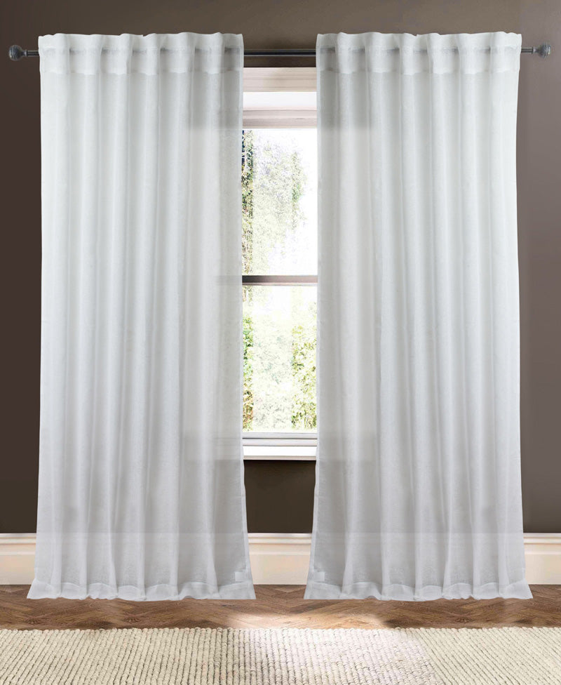 Plain Linen Sheer (Pair)