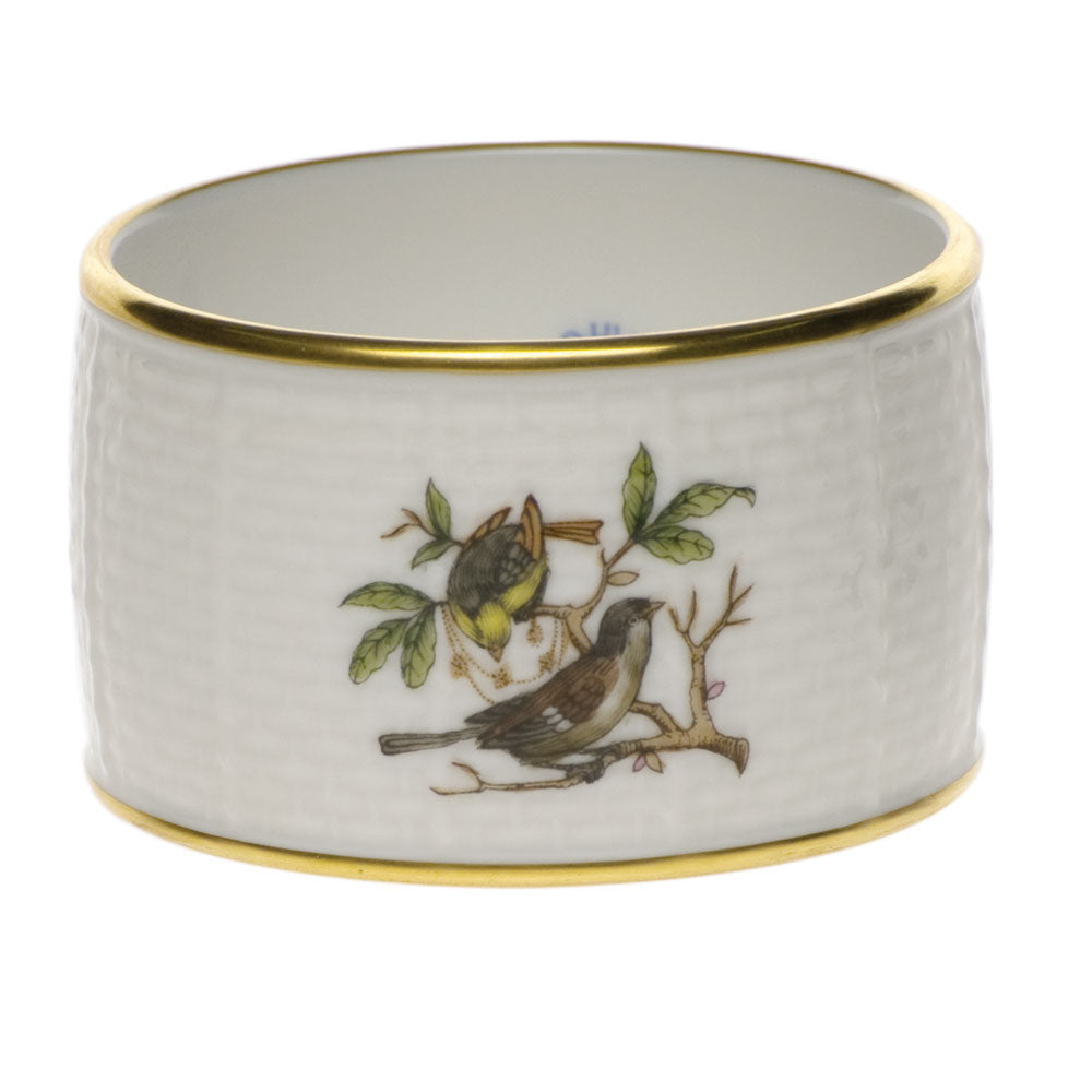 Herend Rothschild Bird Napkin Ring  2.25"d