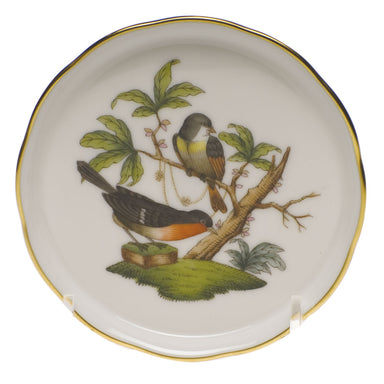 Herend Rothschild Bird Coaster - Motif 02 4"d