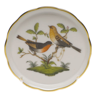 Herend Rothschild Bird Coaster - Motif 09 4"d