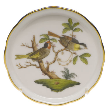 Herend Rothschild Bird Coaster - Motif 11 4"d