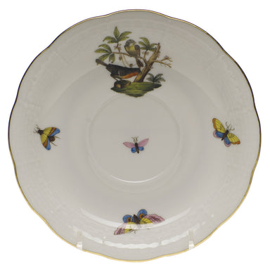 Herend Rothschild Bird Tea Saucer - Motif 02 6"d