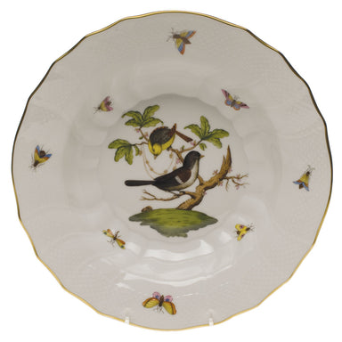 Herend Rothschild Bird Rim Soup - Motif 01 9.5"d