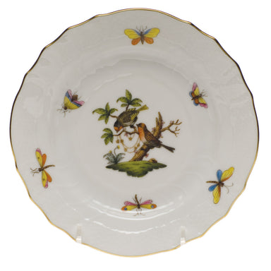 Herend Rothschild Bird Bread And Butter Plate - Mo 10 6"d