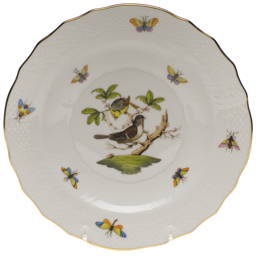 Rothschild Bird Salad Plate - Motif 01 7.5"d