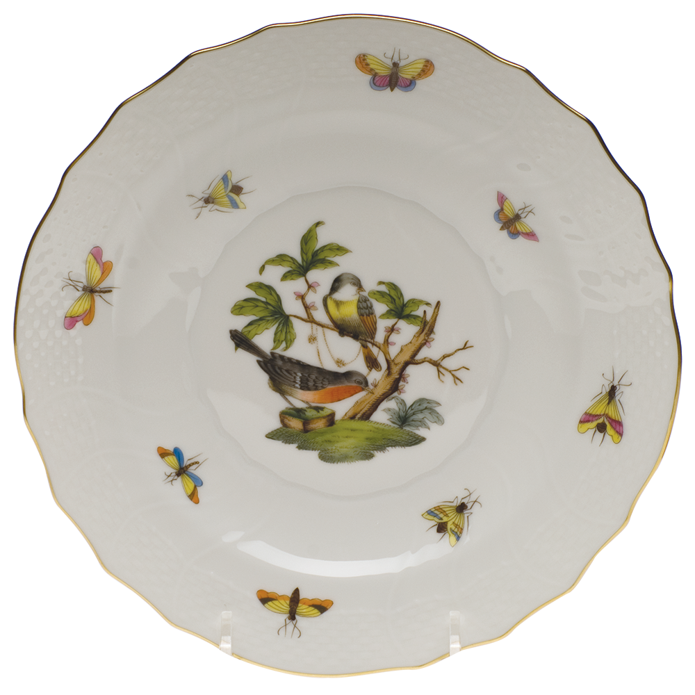 Rothschild Bird Salad Plate - Motif 02 7.5"d