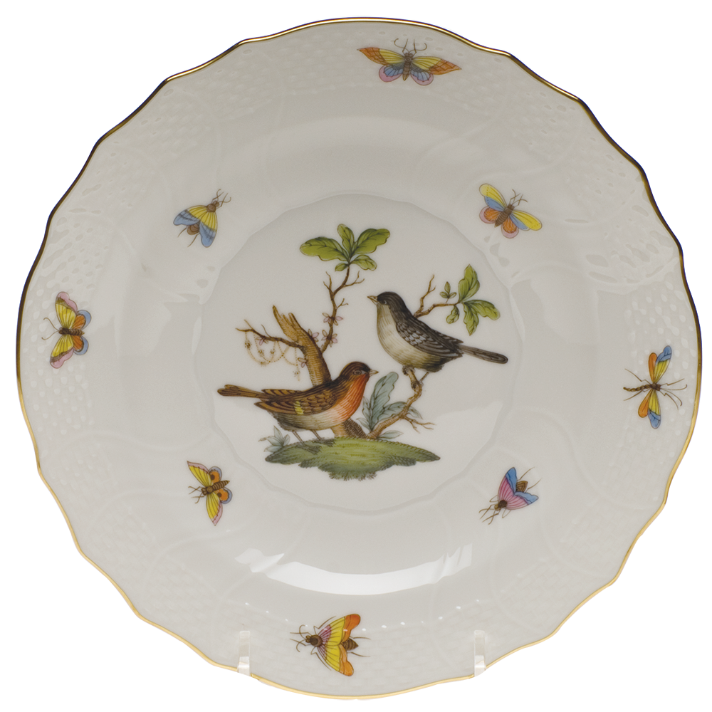 Rothschild Bird Salad Plate - Motif 05 7.5"d