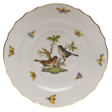 Herend Rothschild Bird Salad Plate - Motif 05 7.5"d