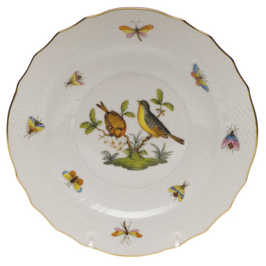 Herend Rothschild Bird Salad Plate - Motif 07 7.5"d